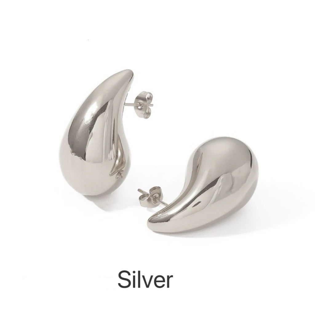 Pendientes Vintage Acero Inoxidable 316L Dorados