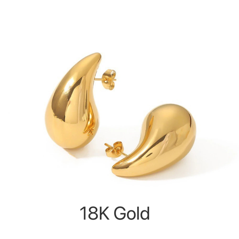 Pendientes Vintage Acero Inoxidable 316L Dorados