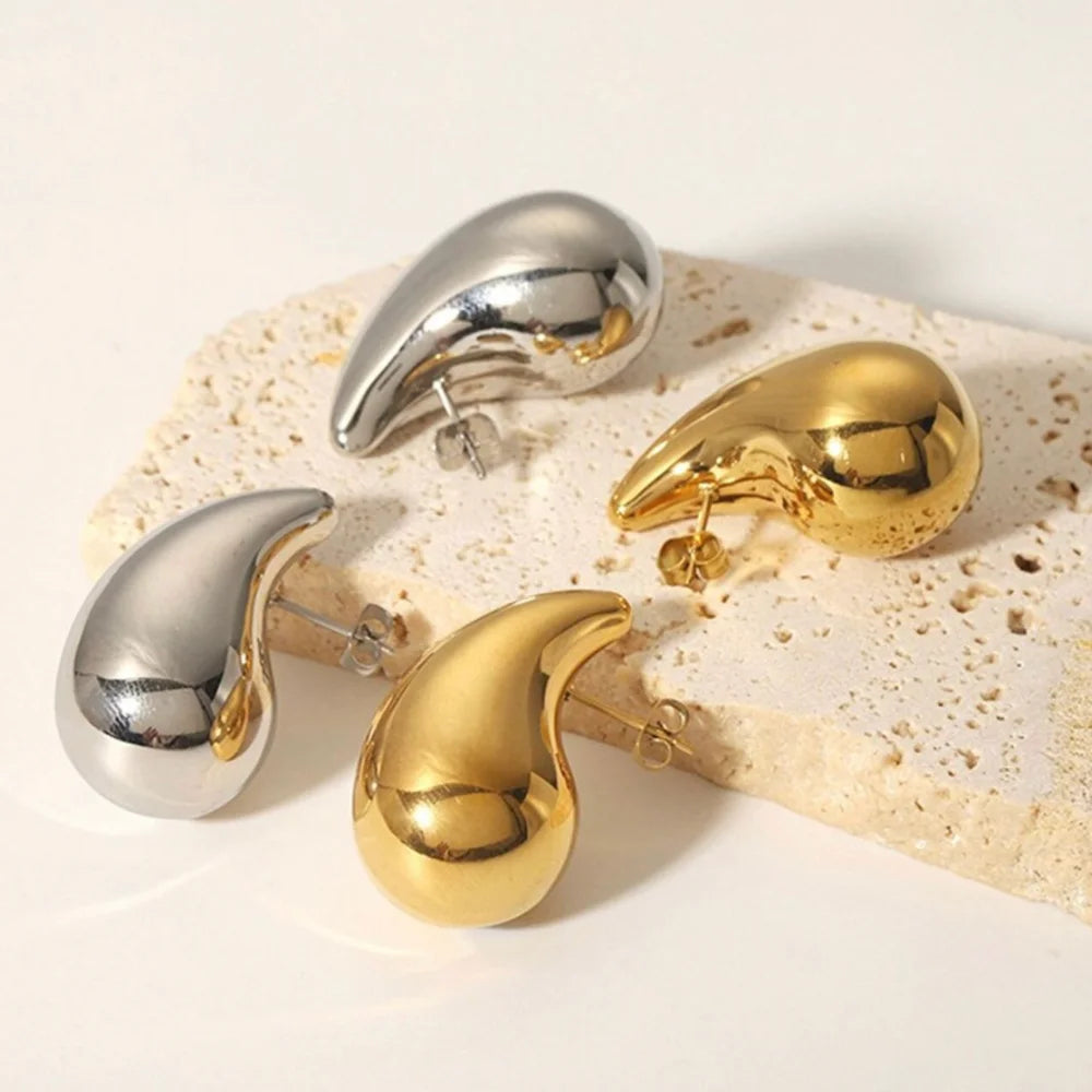 Pendientes Vintage Acero Inoxidable 316L Dorados