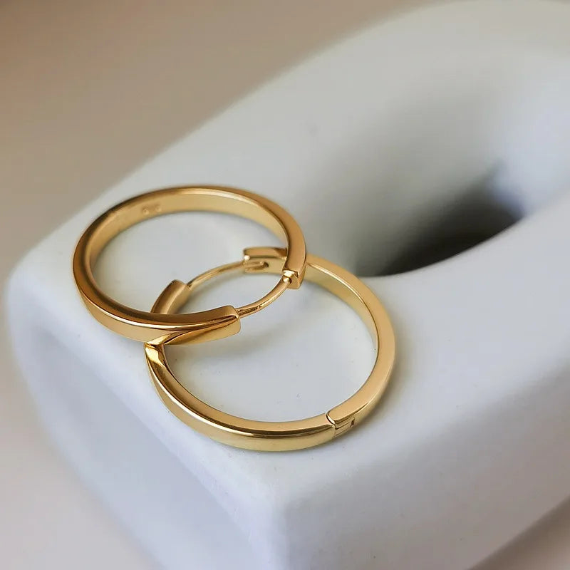 Pendientes Aro Grandes Clásicos Mujer – Moda Elegante Fiesta 2023