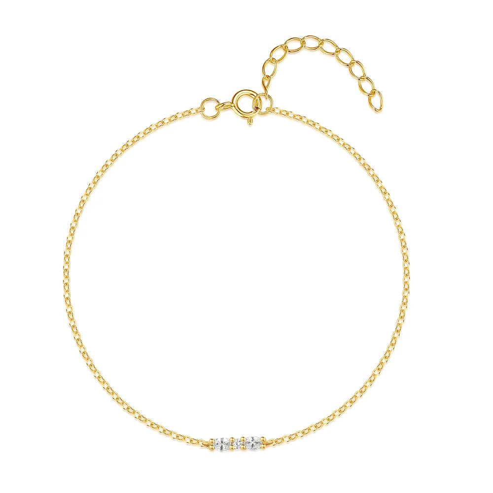 Pulsera AIDE de plata 925 con circonita, cruz, flor y perla barroca