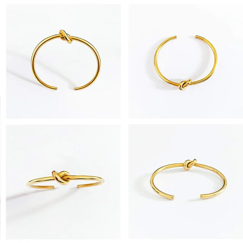 Pulsera Esclava Acero Inoxidable Chapada en Oro 18K