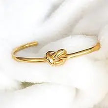 Pulsera Esclava Acero Inoxidable Chapada en Oro 18K